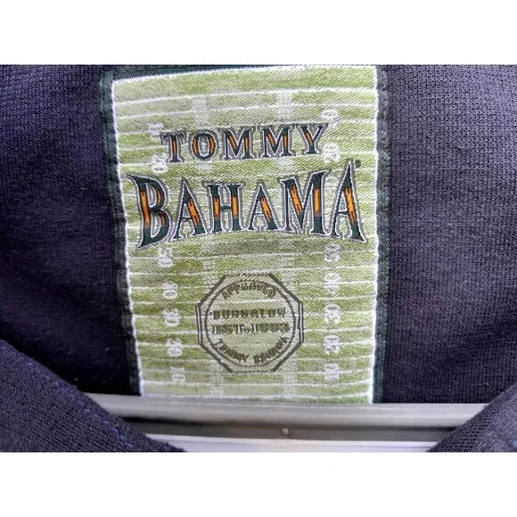 Tommy Bahama Bungalow Polo Dark Blue Size L - Picture 4 of 6